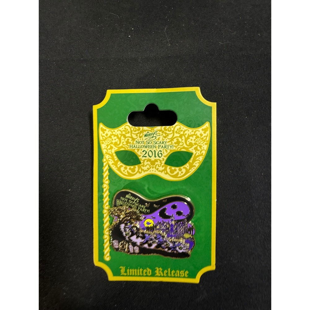 Disney Pin Purple New Mickey Not So Scary Halloween Party 2016 Limited Release